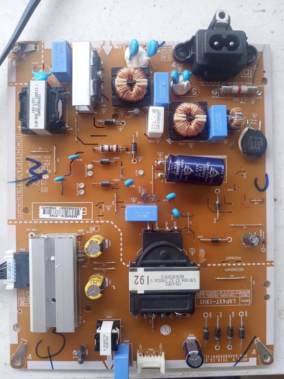Placa fonte tv LG smart 