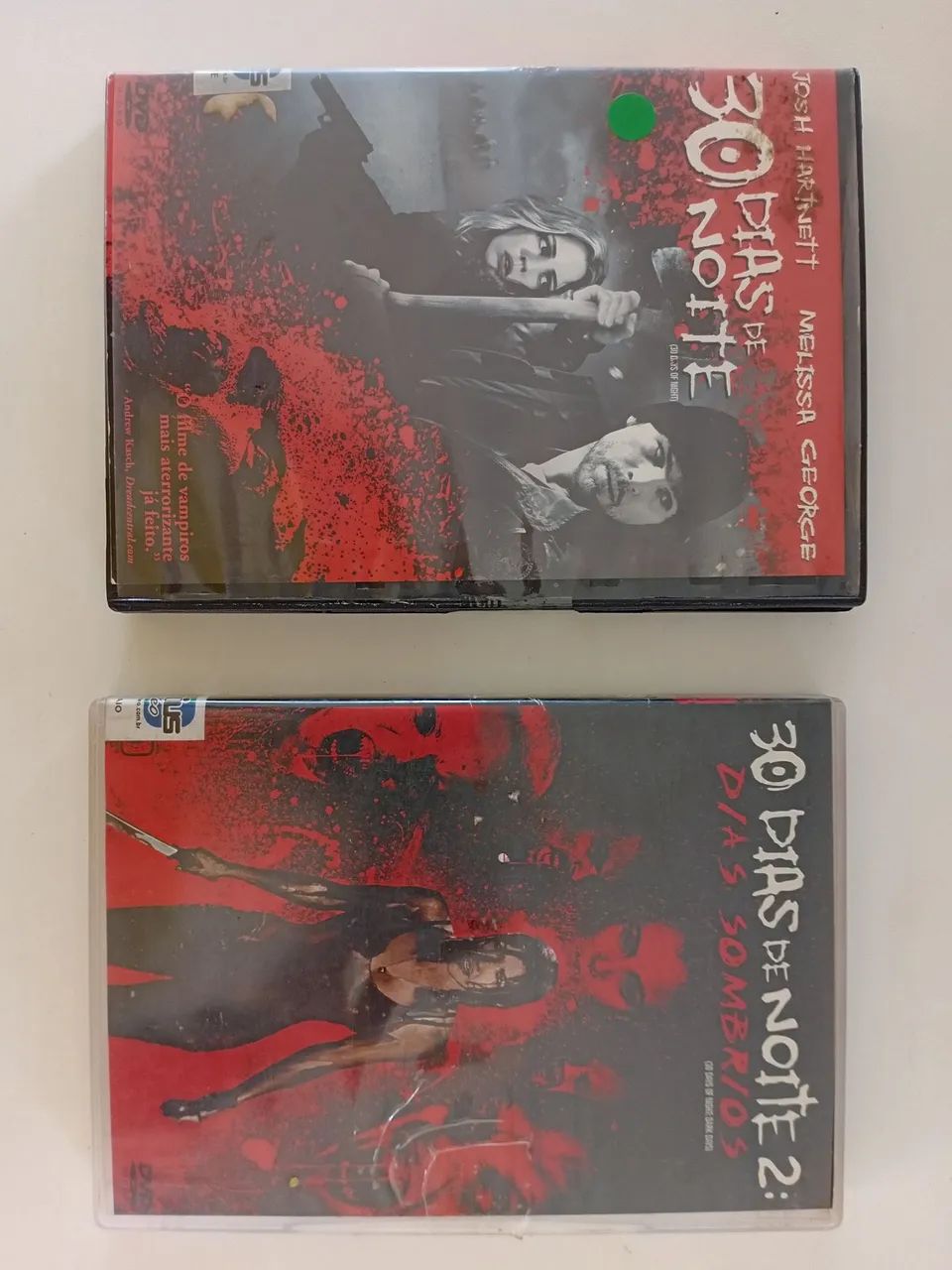 Dvds 30 dias de noites vols 1 e 2 ( vampiros)
