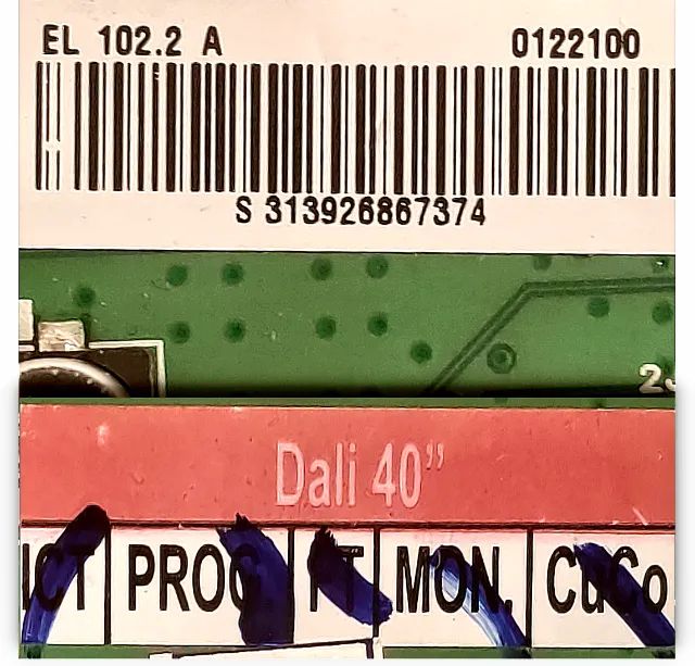 PLACA PRINCIPAL TV PHILIPS MODELO 40PFL3605D/78 CÓDIGO: S * Dali-40 - Foto 4