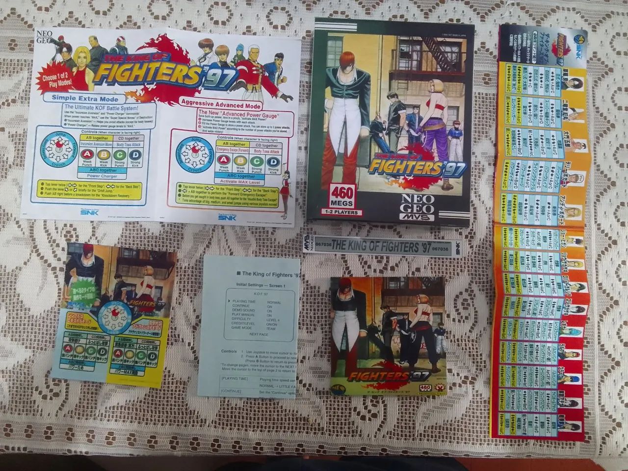 Caixa neo geo mvs com manual e panfletos - Foto 2
