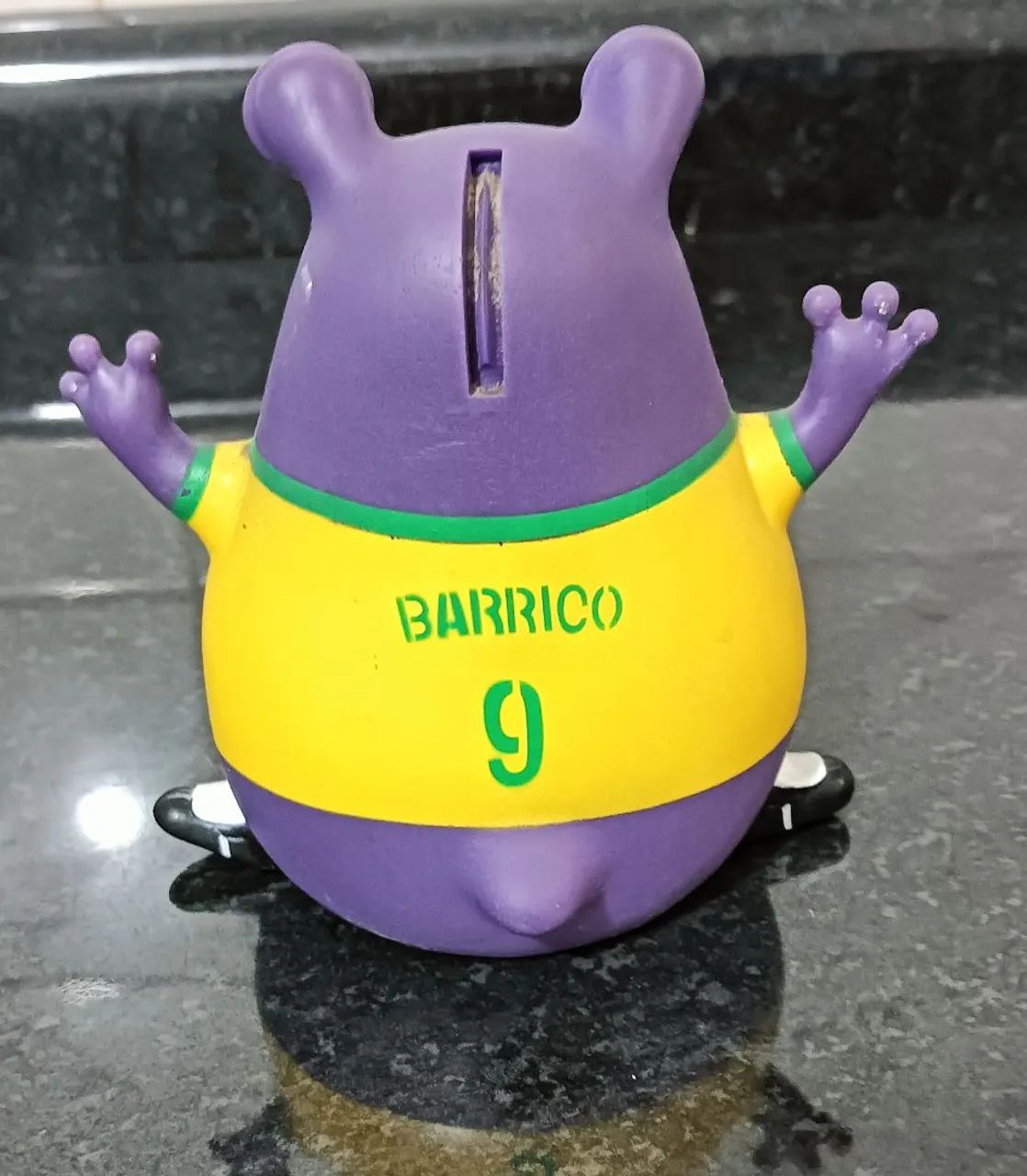 Poupançudos  da Caixa  Boneco Barrico Camisa 9 Copa do  Mundo  - Foto 4