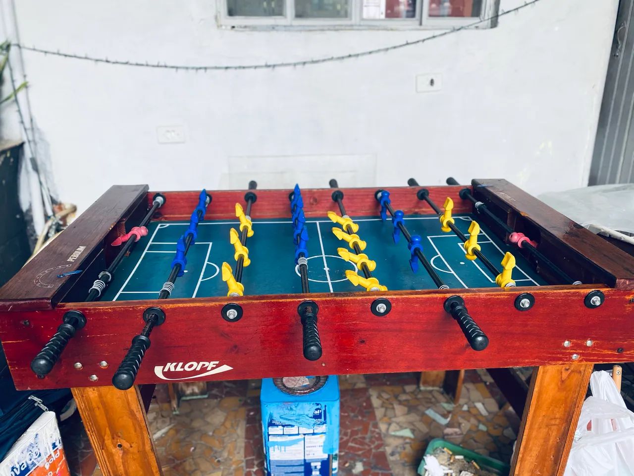 PRA SAIR HJ!! Mesa de Pebolim / Totó + 4 Bolinhas Inclusas - Foto 3