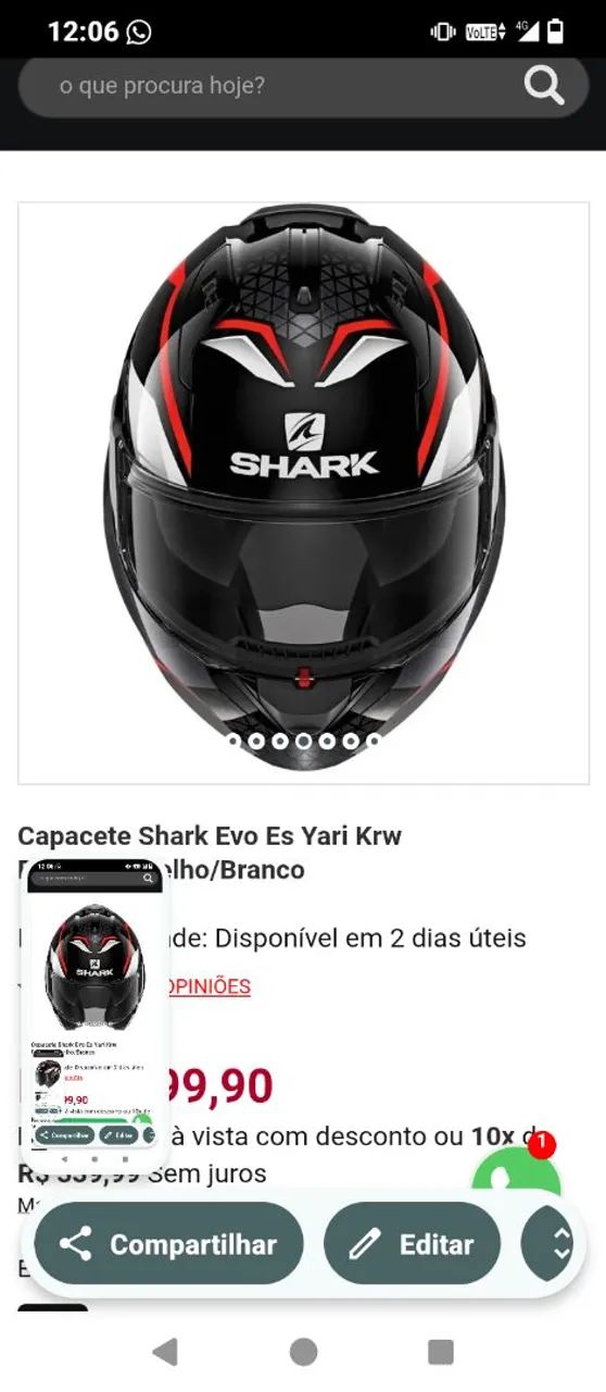 Capacete shark  - Foto 2