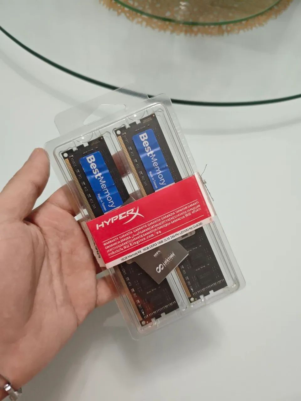 Dois pentes de Memória ram ddr3 