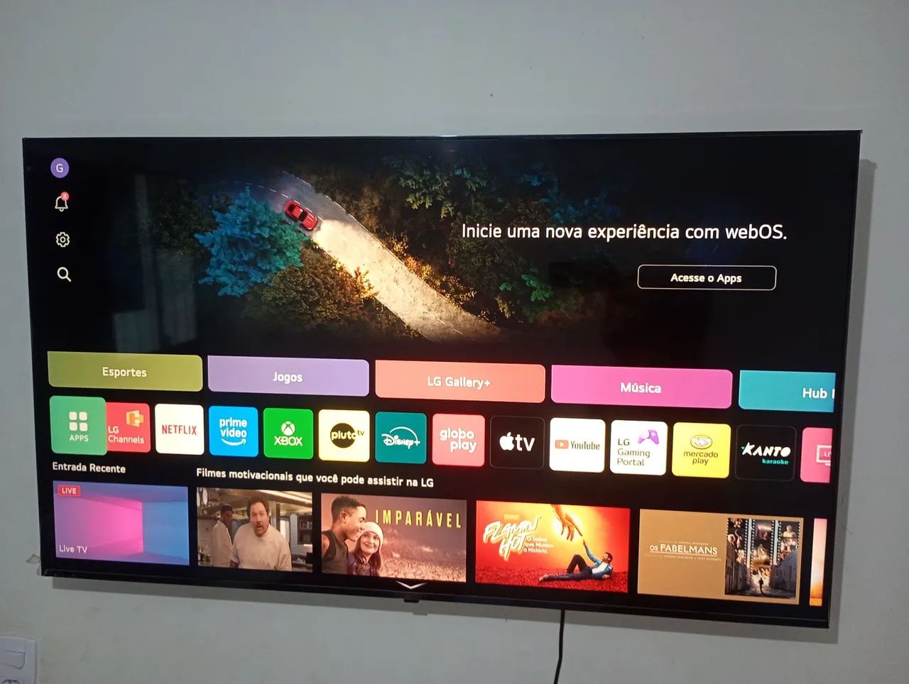 Smart tv 55 LG UHD 4K COM XBOX 