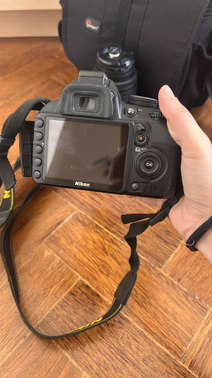 Camera Nikon D3100 com 2 Lentes  - Foto 3