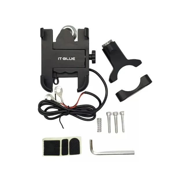 Suporte de Celular para Moto com carregador It-Blue - Foto 8