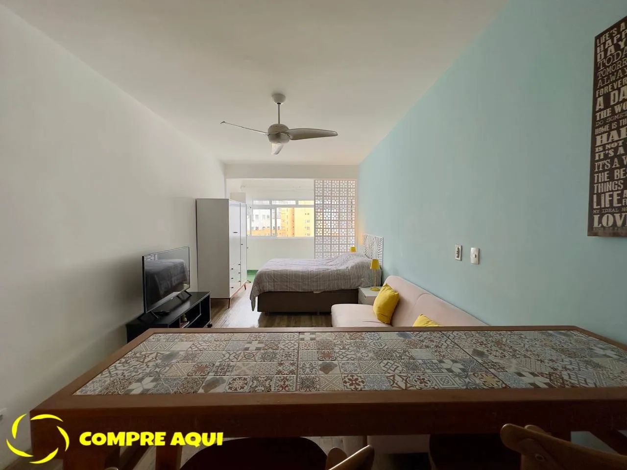 Consolação | Studio | mobiliado | Varanda | 35 m² | Fundos. - Foto 2
