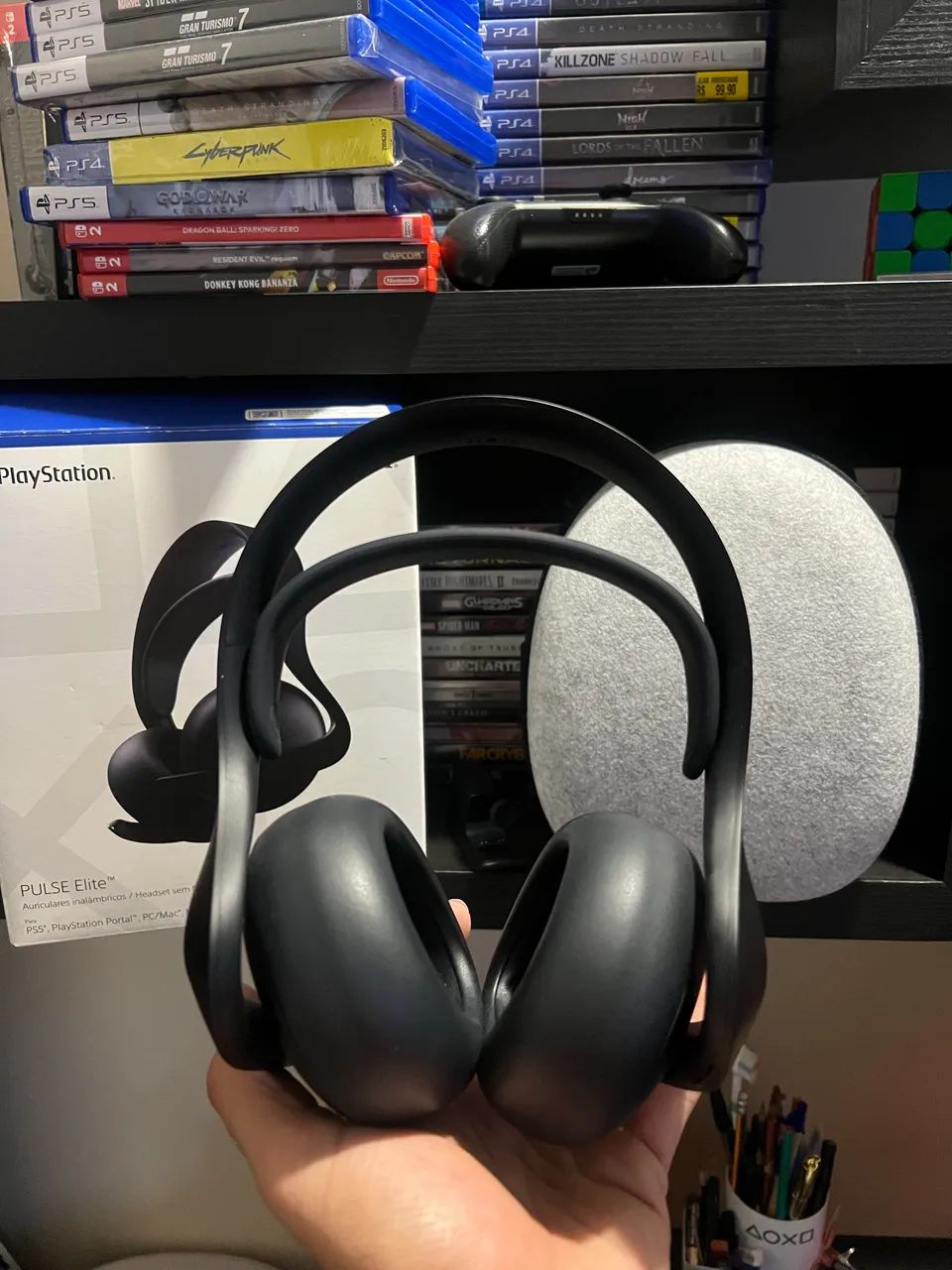 Fone Pulse Elite Midnight Black PS5/PC - Foto 2