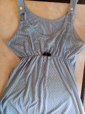 Camisola amamentação e Vestido - Foto 2