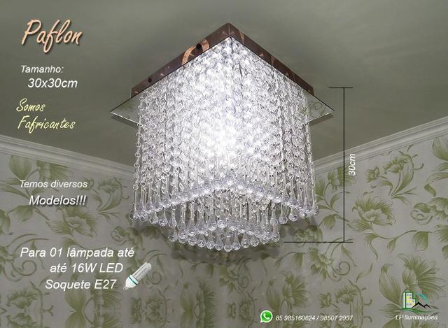 Lustre / Com Instalação / 242,00 em 4X60,50 s/j ou 10% á vista / Unid - Foto 2