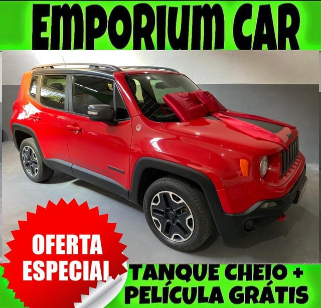 OFERTA RELÂMPAGO!!! JEEP RENEGADO 2.0 4X4 DIESEL TRAILHAWK AUTOMÁTICO ANO 2016