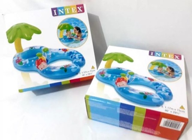 Boia para mamãe e bebê coqueiro Intex - Foto 2