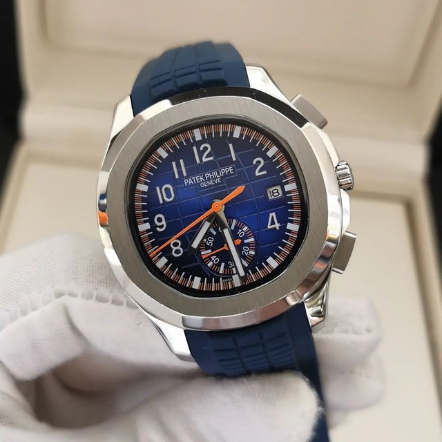 Relógio Patek Philippe Nautius Automático Azul Novo 