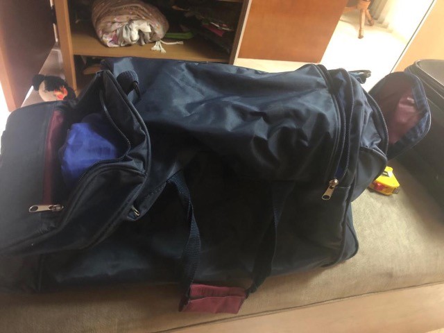 Mala de viagem - com carrinho 