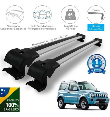 Travessas de Teto P/ Todos os Carros - T-cross / Hr-v / Sw4 / Renegade / Captur / Tracker