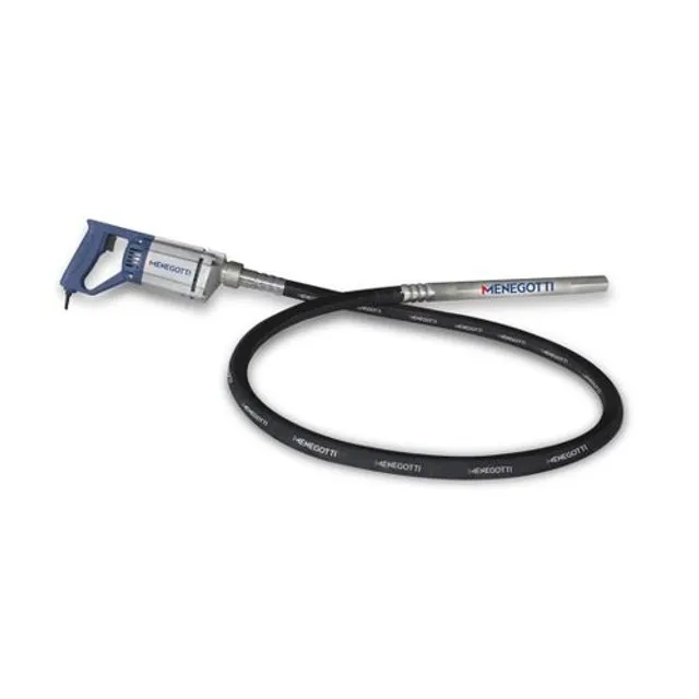 Vibrador Concreto Portátil 220v + Mangote de 28mm por 1,2m Menegotti<br>