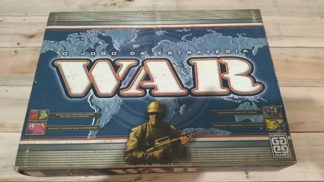 Jogo de Tabuleiro War Game Grow - Original Anos 70/80