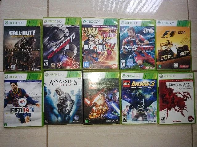 Jogos xbox 360 midia fisica