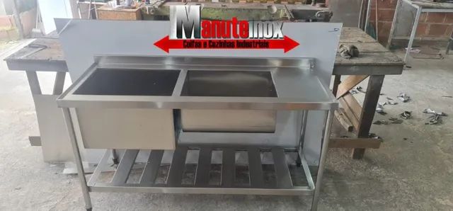 Tanque inox industrial cozinhas restaurante - Foto 4