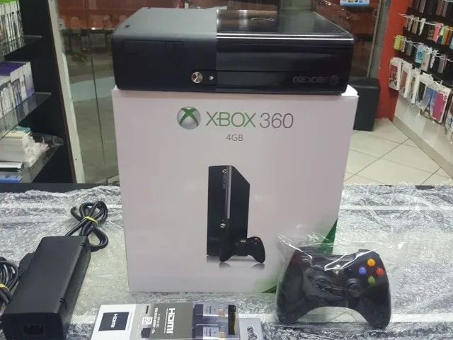 Xbox 360 Slim LT 3.0 Seminovo + Leitor Novo + Garantia