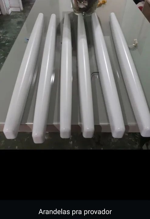 Arandela camarim, longa 88X5, acompanha a lâmpada - Pacote Com 6
