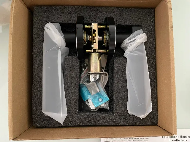 Fechadura digital biométrica combinação impressão digital smart sem chave anti-roubo