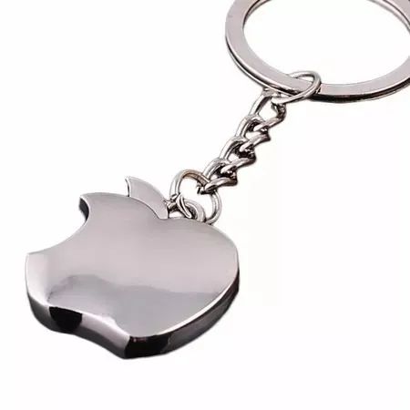  Chaveiro Maça Apple Aço Inox Metálico Iphone wpp.43. * - Foto 3
