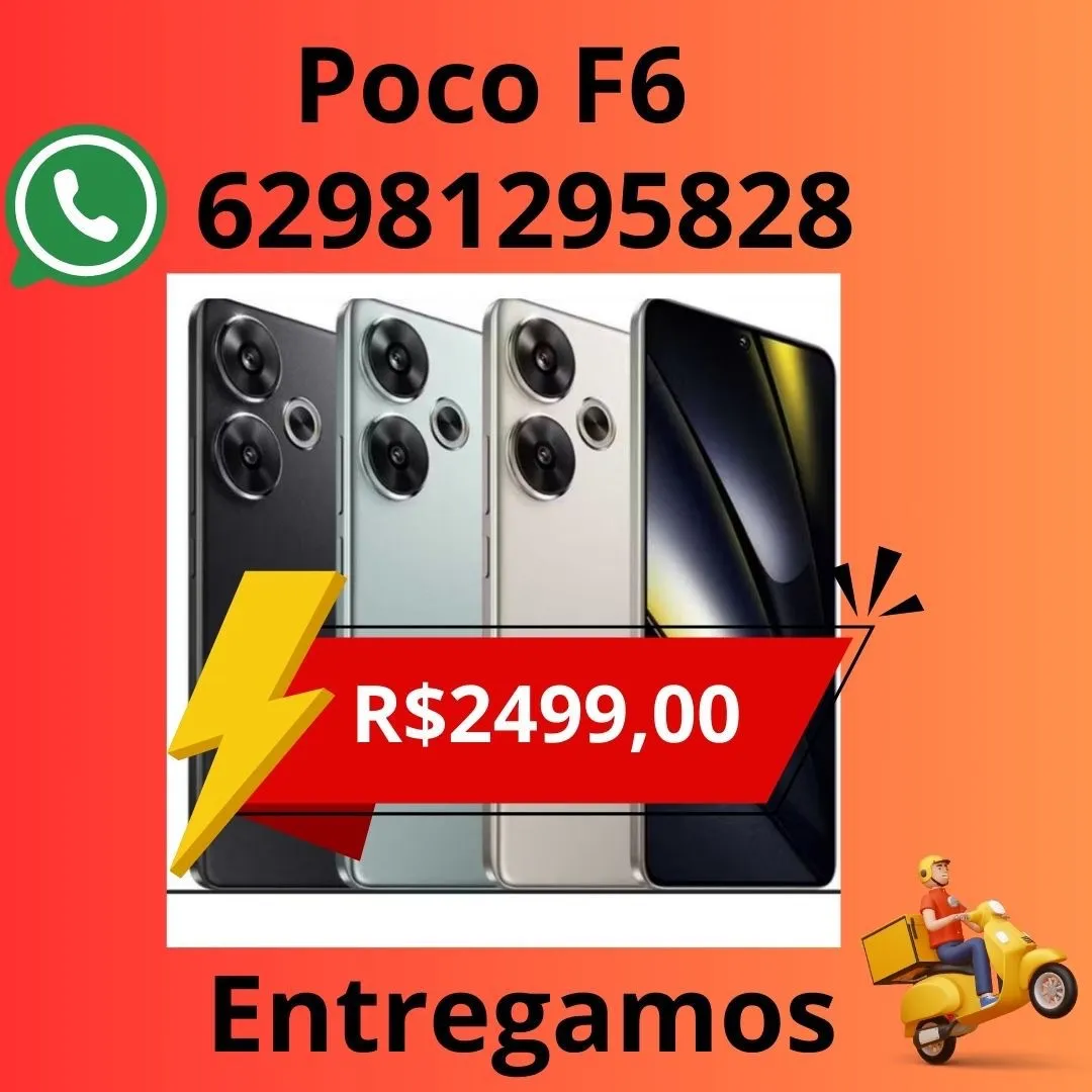 Celular Poco F6 5G NFC 512Gb 12Gb Ram Lacrado Global