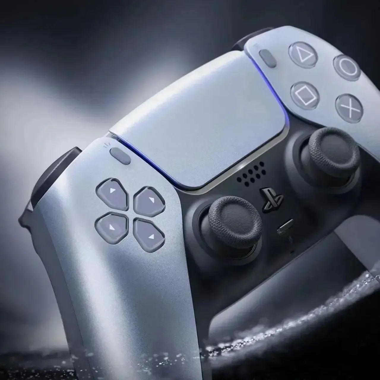 Dualsense PS5 controle Sterling silver nova cor
