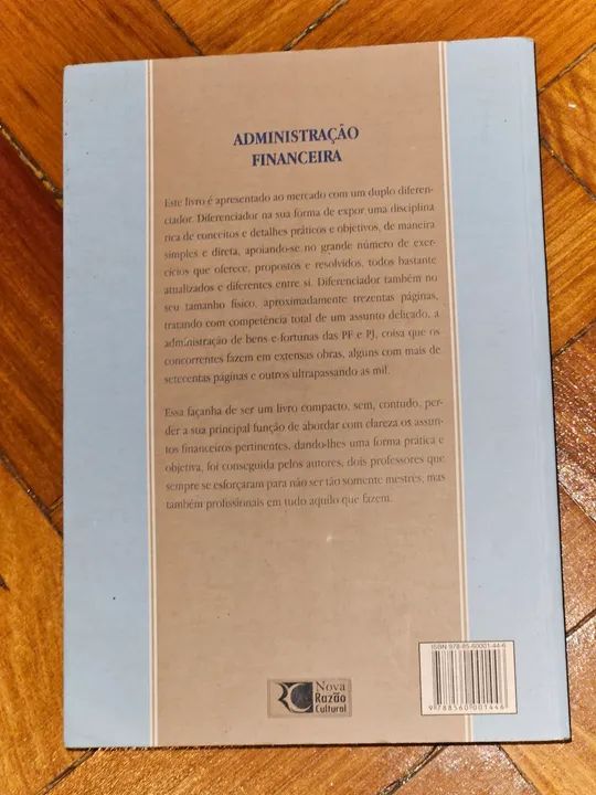 Livro Administração Financeira Usando os Instrumentos HP 12C e Excel  - Foto 2