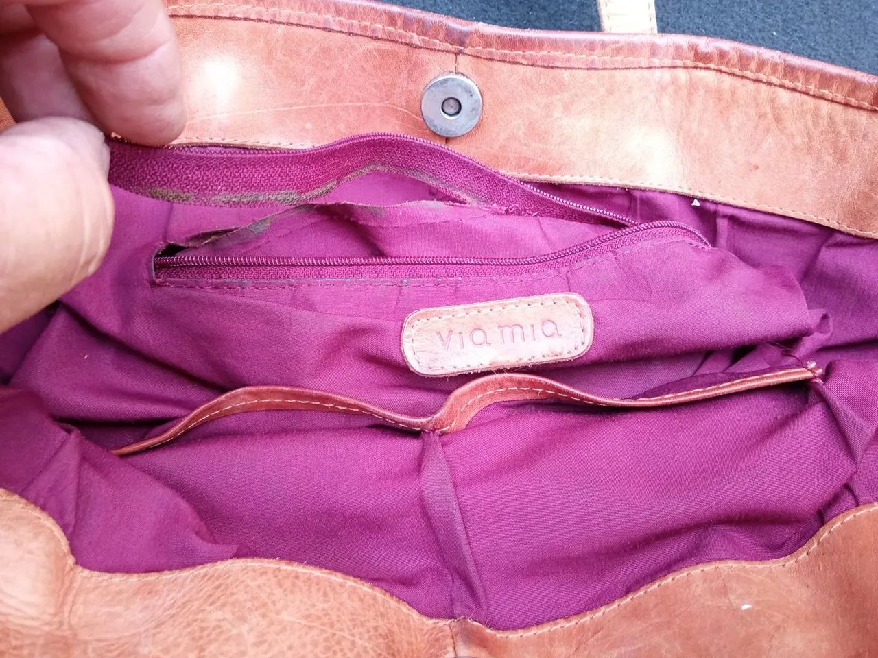 Bolsa de couro  - Foto 3