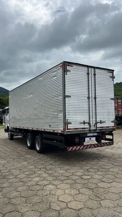 vw/volkswagen 8.150 3/4 truck, ano 2005, com bau, branco - Foto 5