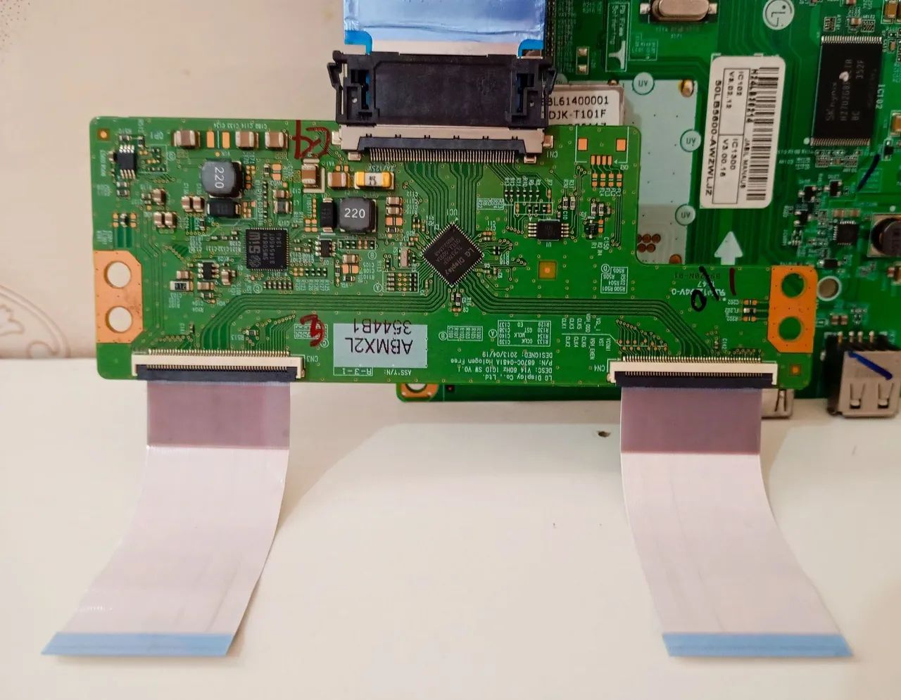 Kit Placa LG T-Com + Audio e Vídeo Modelo: LC500DUE - Usadas - Foto 3