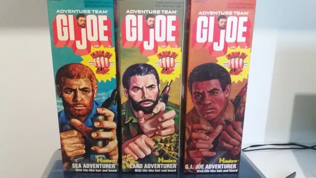 Bonecos gijoe edição comemorativa