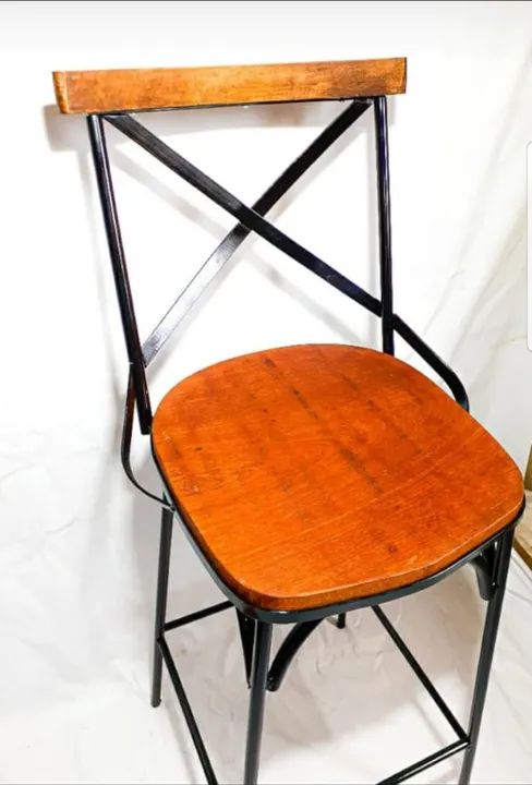 Banqueta Alta Fixa Vintage  - Foto 4