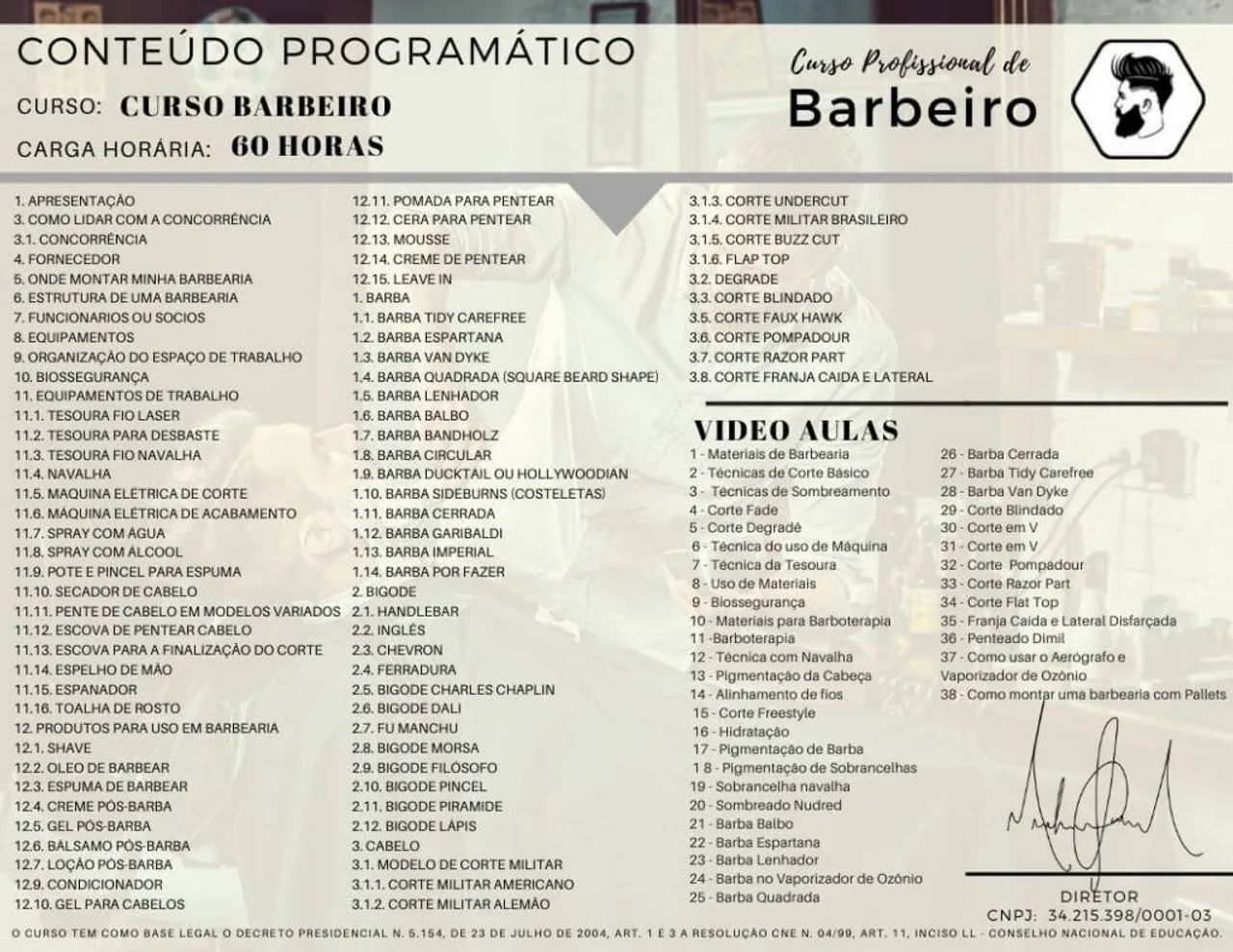 Curso [ONLINE] de Barbeiro Profissional Com Certificado - Foto 2