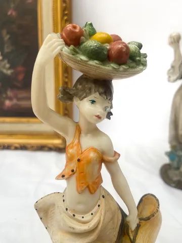 Estátua Simonelli Vendedora | Antiguidades | Donareliquias - Foto 2