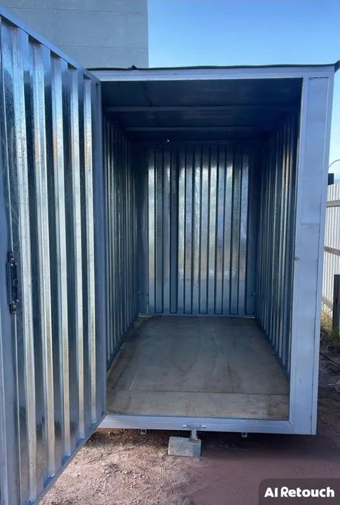 Container Almoxarifado obra 3Metros pintado e sem pintura - Foto 2