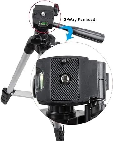 Tripé portátil de 3 vias WT-3110A para filmadora - Foto 2