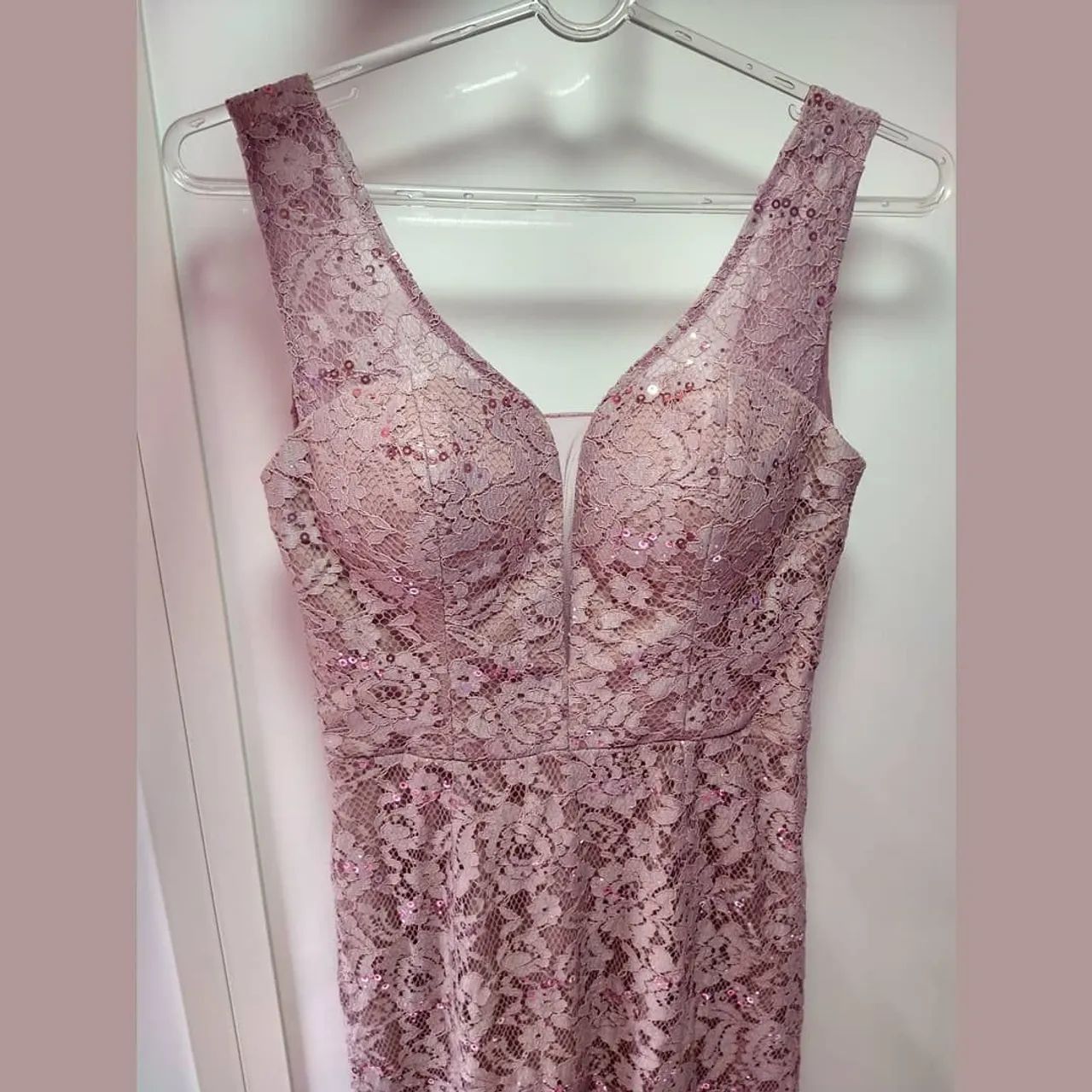 Vestido de festa em Renda