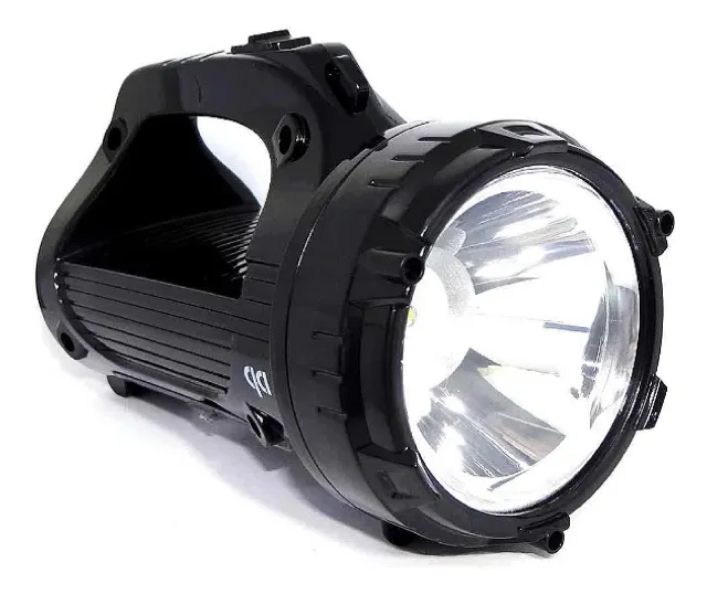Lanterna Holofote 16 Leds Recarregável Pescaria Acapamento 2 Funções Dp-770