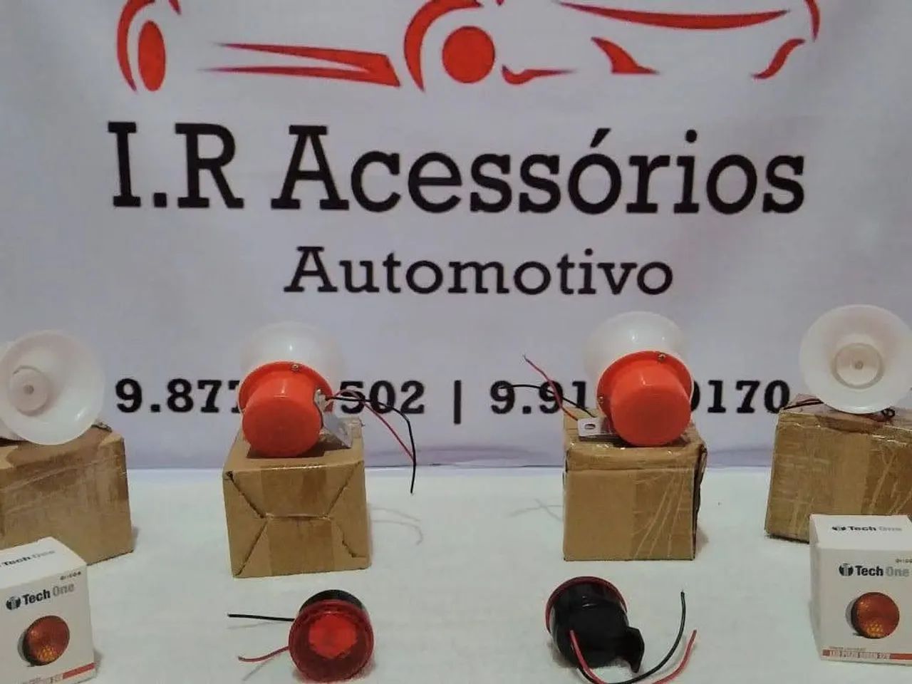 Sirene 12 e 24V LED para carro - Tech One aceito cartão! - Foto 5