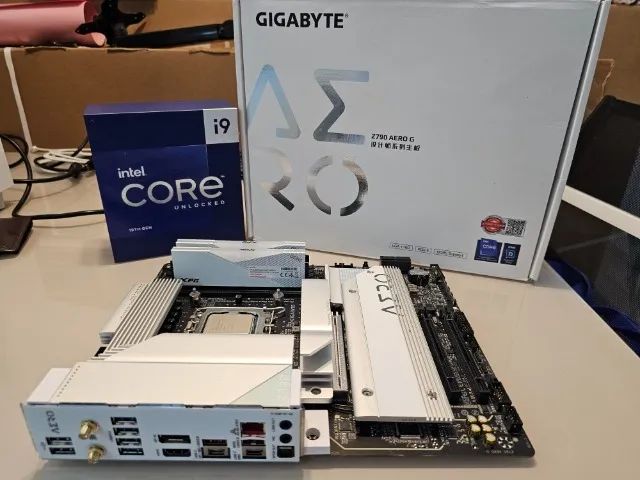 Kit Processador Intel Core i9 13900k + Placa Mãe Aero G Z790 Gigabyte + 32gb Ddr5 6400mhz