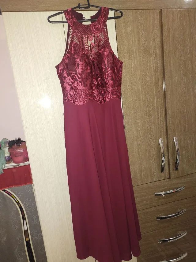 Vestido Marsala 
