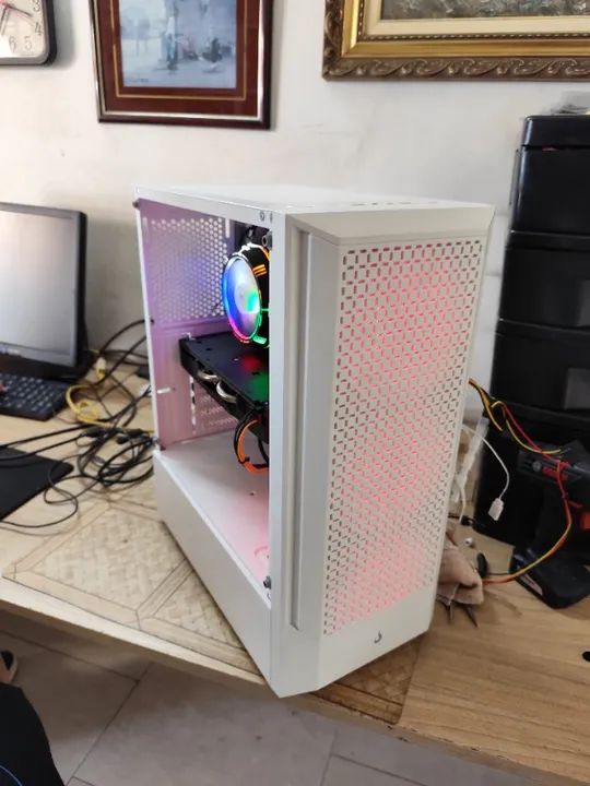 PC Gamer Xeon 2650 V4 16 Gigas Memória DDR4 SSD  Placa de Vídeo RX 580 8 Gigas Somos Loja - Foto 3