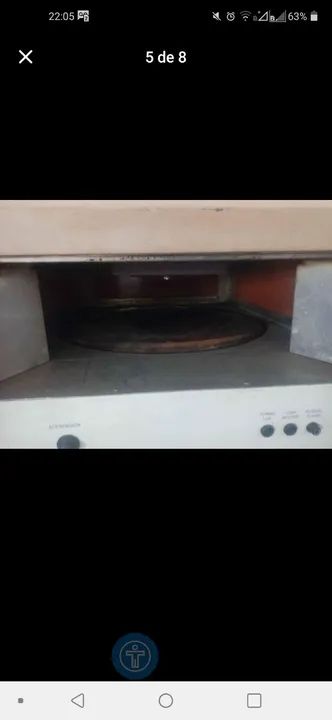 Carrinho pizza esfiha com rodinha transporteí - Foto 3