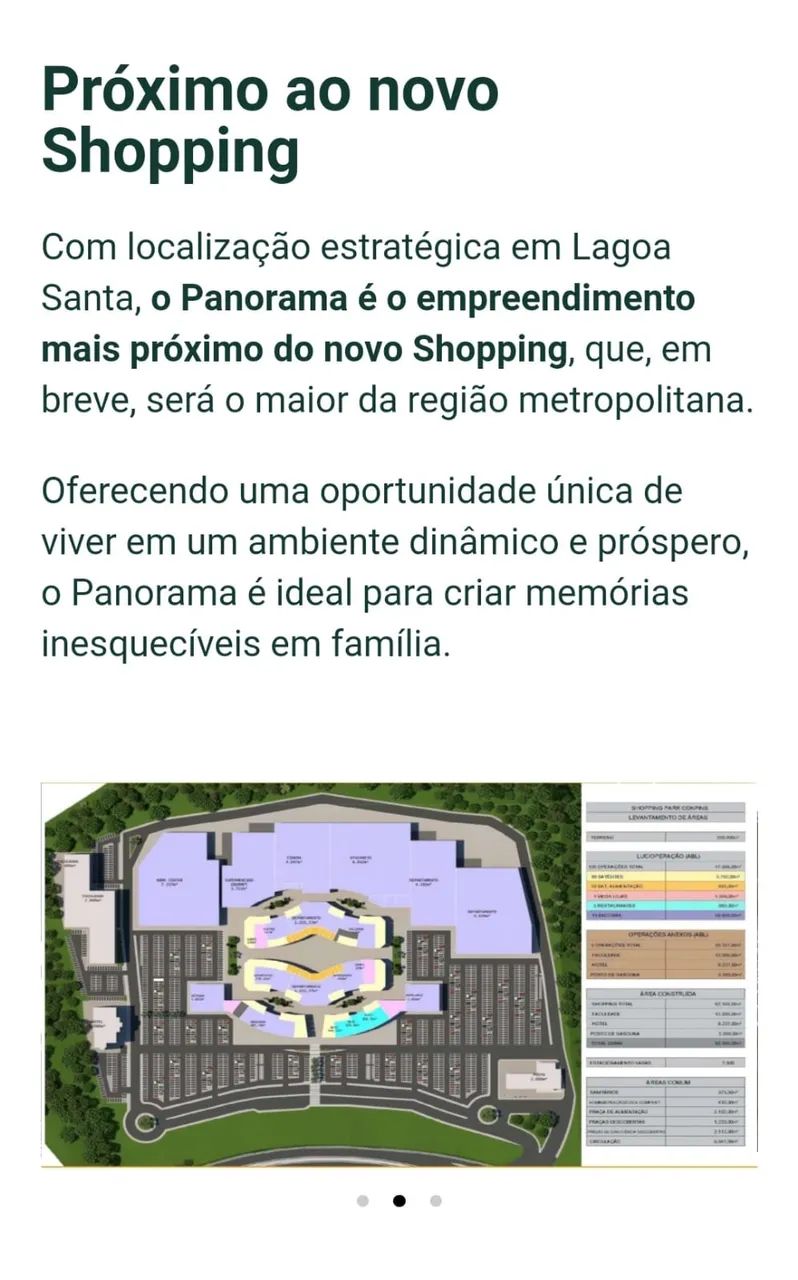 Lançamento de bairro em Lagoa Santa, próximo ao novo shopping, grande potencial de valoriz