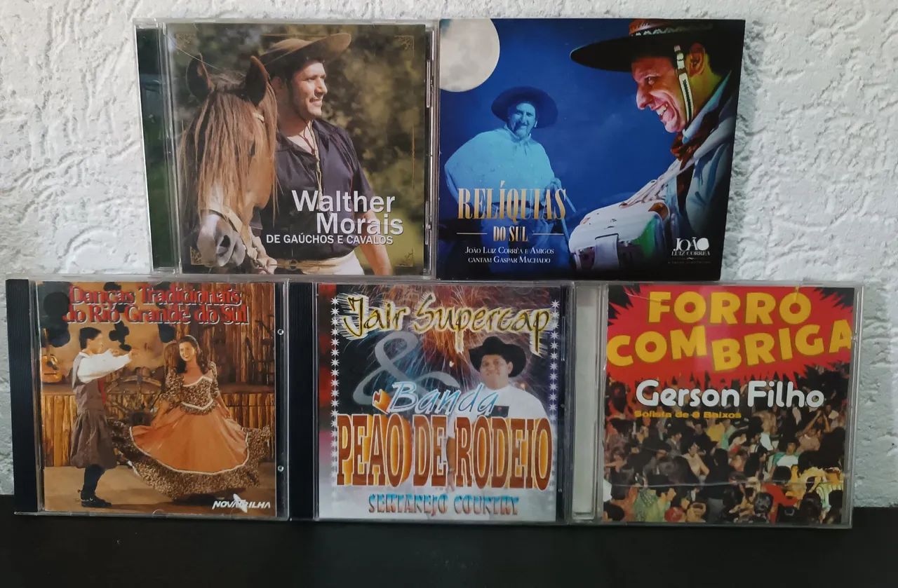 13 CDs Gauchescos e Forró