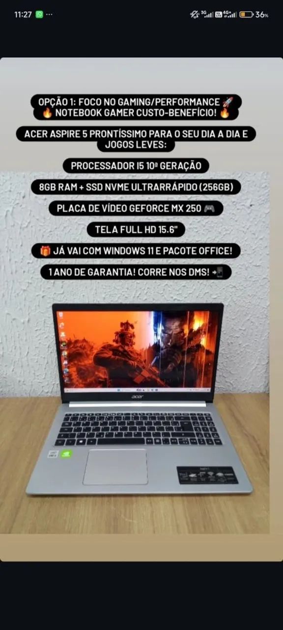 Notebook acer